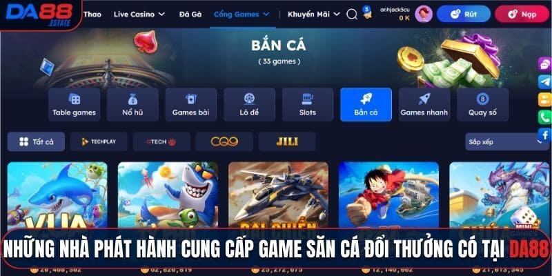 Mách bạn cách chơi game bắn cá DA88