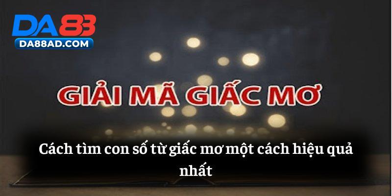 Cách tìm con số từ giấc mơ một cách hiệu quả nhất