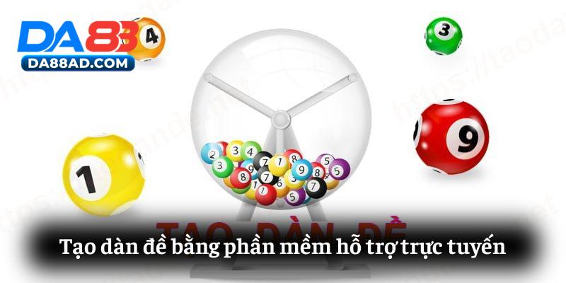 Tạo dàn đề bằng phần mềm hỗ trợ trực tuyến